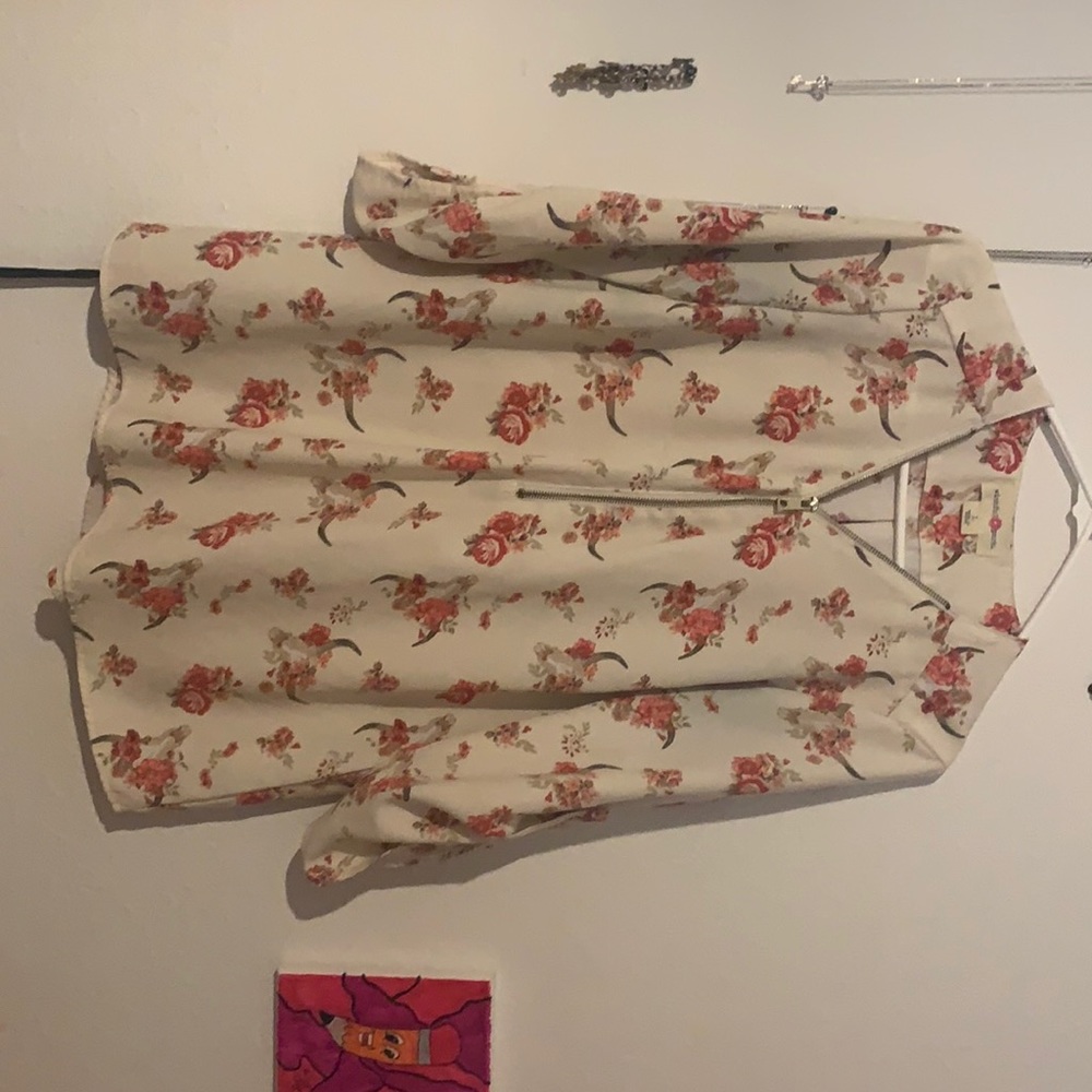 Floral Bull Blouse